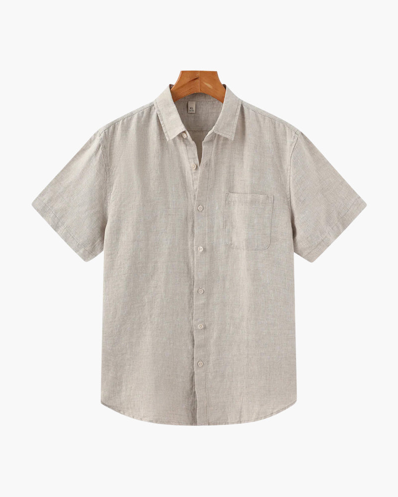 MAISON SHORT SLEEVE LINEN T-SHIRT