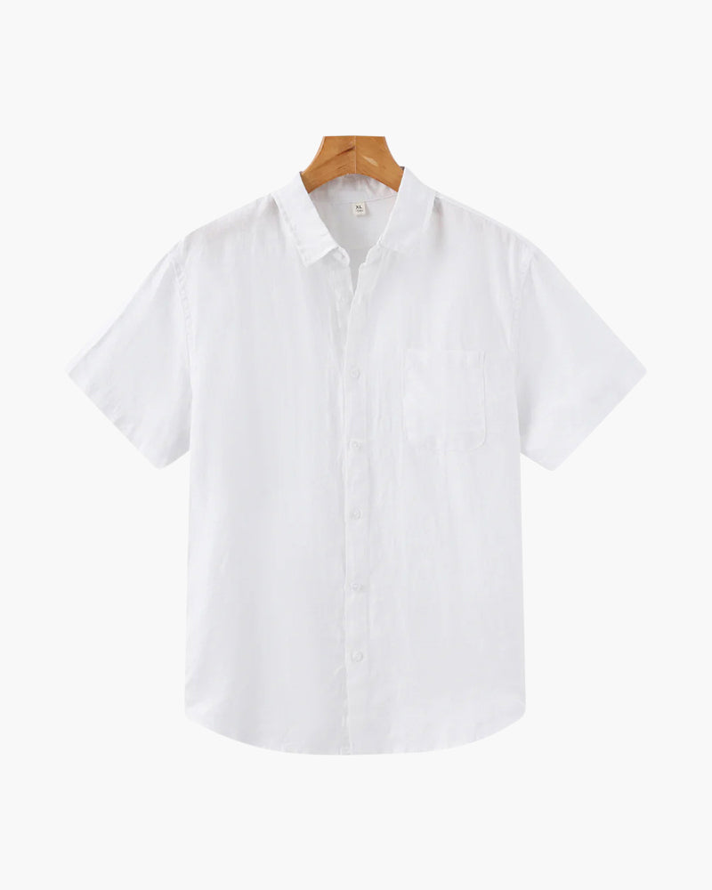 MAISON SHORT SLEEVE LINEN T-SHIRT