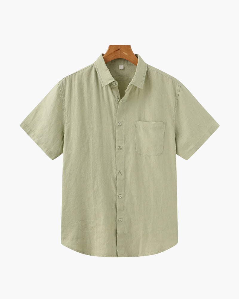 MAISON SHORT SLEEVE LINEN T-SHIRT