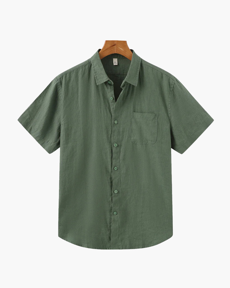 MAISON SHORT SLEEVE LINEN T-SHIRT