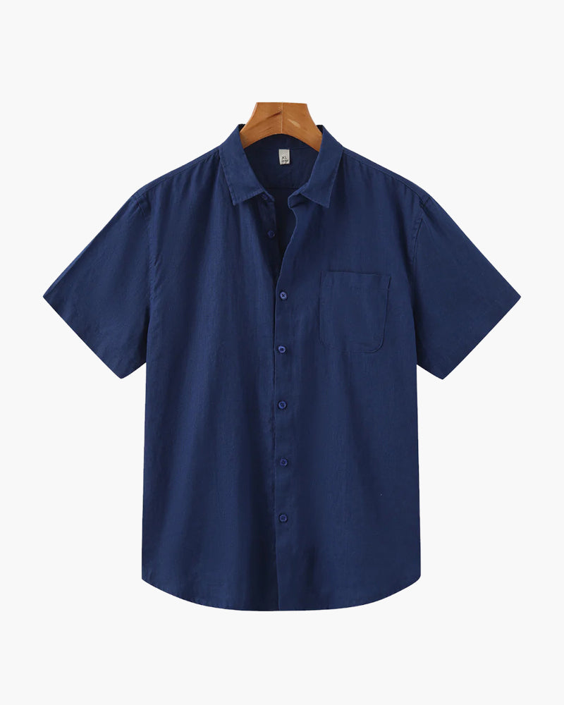 MAISON SHORT SLEEVE LINEN T-SHIRT